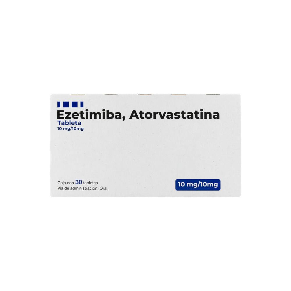 ATORVASTATINA/EZETIMIBA 10MG/10MG 30TABLETAS